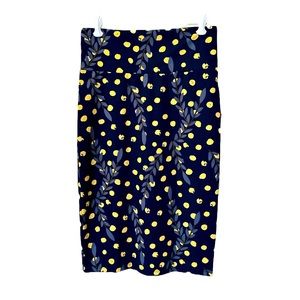 LuLaRoe Cassie Skirt Size Small Olive Branch Polka Dots
